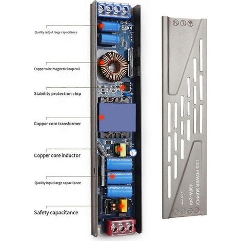 Transformateur 24 volts, alimentation LED à tension constante 200 W (1/5)