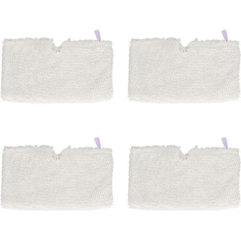 Jeffergarden Tampons de vadrouille en microfibre de remplacement, 4 pièces, tampons de vadrouille à vapeur pour Shark S3901 S3500 S3501