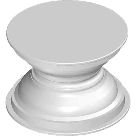 1 support universel pour PopSocket, fixation adhésive, organisateur de câbles, diamètre 4 cm, gris (1/5)