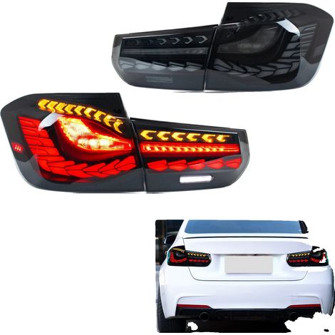Fanali posteriori a LED, potenza 35W, tensione 12V, luminosità 3400LM, indicatori di direzione sequenziali, per Serie 3 F30 F80 M3 2011-2018 (1/5)