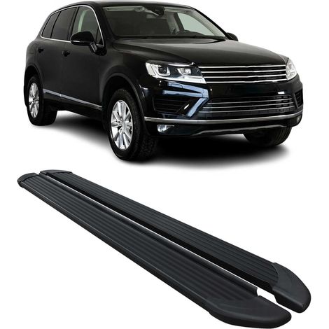 OMAC Trittbretter für VW Touareg 2010-2018 Schwarz Aluminium (1/5)