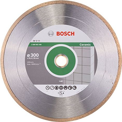 Bosch - Disco da taglio diamantato per piastrelle e rivestimenti 300x30/25,4 mm 2608602540 (1/4)