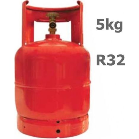 GAS CLIMATIZZATORE REFRIGERANTE R32 BOMBOLA DA 5KG MADE IN ITALY RICARICABILE
