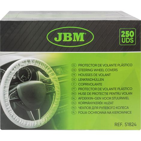 PROTECTION DE VOLANT EN PLASTIQUE 250 UNITÉS JBM51824 (1/3)