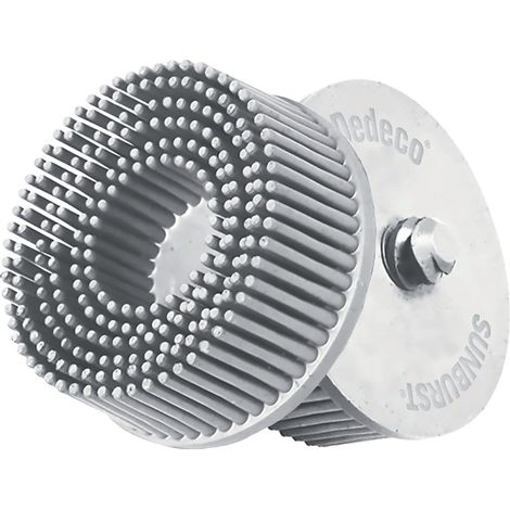Disque brosse radiale Sunburst D.51mm K.120 A120 MED B.51 blanc 25000min TYROLIT (1/2)