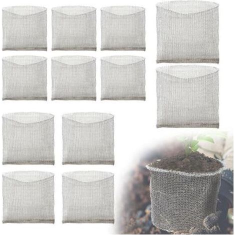 12PCS Panier Anti Campagnol en INOX, Sac en Grilles d'acier Inoxydable Contre Les Rongeurs, Protection en Filet Métallique pour Racines des Plantes des Arbres, des Fleurs (1/5)