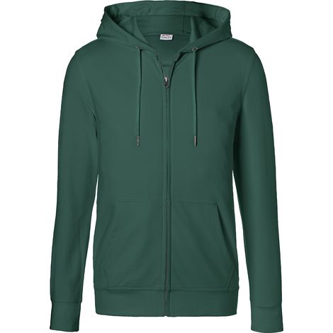 Kübler Kapuzen-Sweatjacke 5022 moosgrün Gr. XL (1/2)