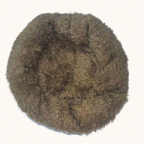 Lit pour hamster - coussin doux et chaud pour petits animaux - tapis de couchage confortable pour cochons d'Inde, hérissons, écureuils, rats, chinchillas (marron café) (1/5)