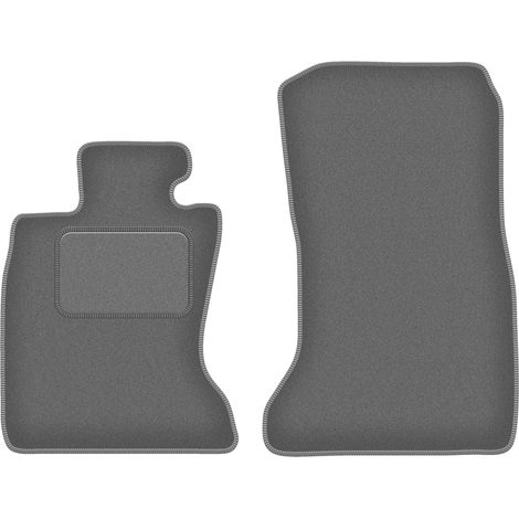 Alfombrillas delanteras para BMW Serie 7 F01 sed谩n (2008-2015), color grafito. (1/5)
