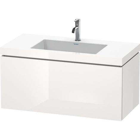 Duravit L-Cube c-bonded Ensemble suspendu, 1 tiroir, sans (1/3)