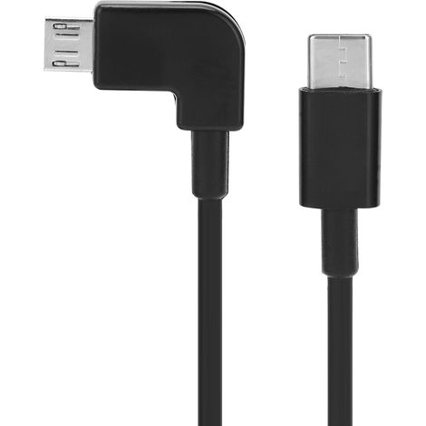 Câble de données USB-C vers micro-USB à angle droit pour lunettes de vol DJI FPV (1/5)
