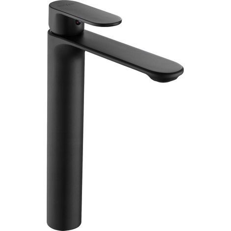 Mexen Milo grifo de lavabo alto, negro - 71310-70 (1/2)