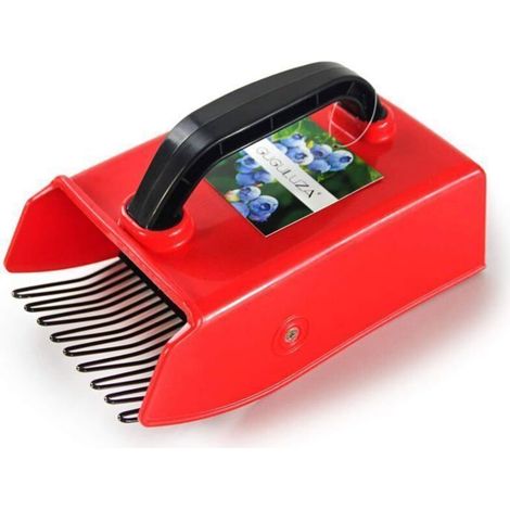 Metal Berry Comb - Practical Harvesting - Ergonomic Design - Thorn Protection - Size 24x14 cm