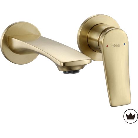 Rea Grifo De Lavabo Empotrado  Vision Brush Gold + Box (1/5)