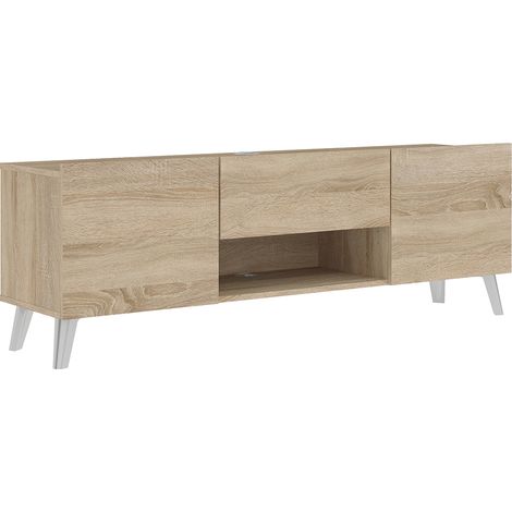 Mobile TV 2 ante 1 cassetto Brighton 2 - L140 cm x 46,5 cm