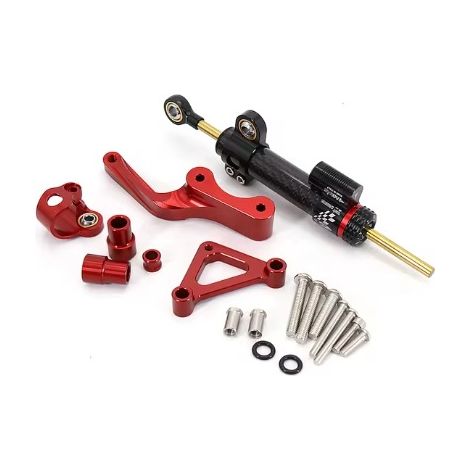 Ducati Monster 1100S 2018 - Kit de conversion pour moto : amortisseur de direction en titane pour une meilleure stabilité. (1/4)