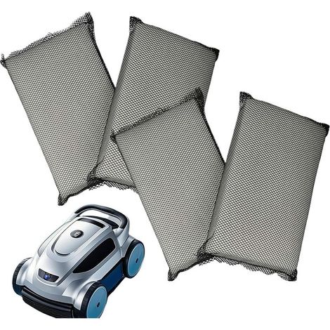 Lot de 4 Filtres Compatible avec Evolution Power 4 aspirateur, 25 x 16 x 4 cm-Nettoyeur Piscine - Coussinets (1/5)
