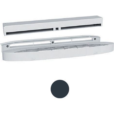 Kit entrée d'air autoréglable acoustique Gris anthracite - ISOLA 2 30 + CE2A - 0631G7 ANJOS - 0631G7