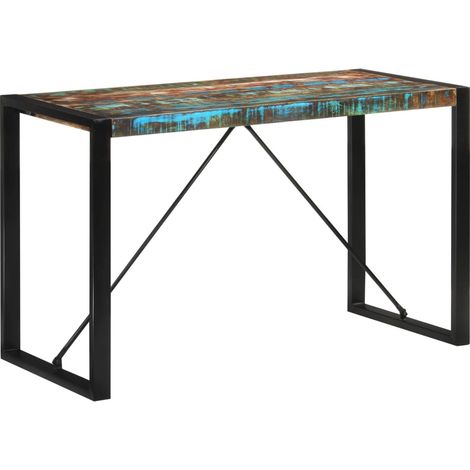 Esstisch 120x55x76 cm Altholz Massiv