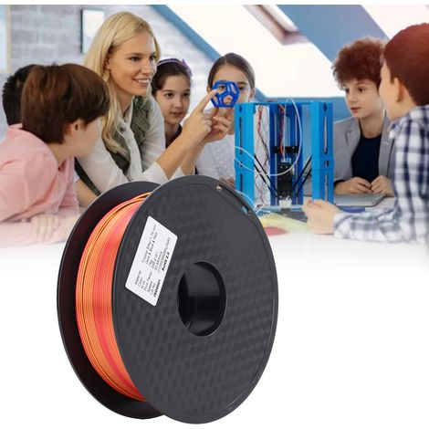 1,75 mm Einzelstrang-Dreifarben-Seiden-PLA-3D-Druckfilament (1/5)