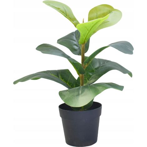 Künstliche Blume im Topf für Zuhause und Büro, realistische 35 cm Ficus
