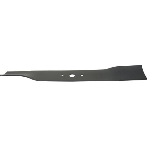 Lame standard adaptable pour tondeuse CASTELGARDEN pour modèle 474TT, GGP. Remplace origine: 81004366/1 - L: 476mm, alésage: 18,5mm, entraxe: 65mm.