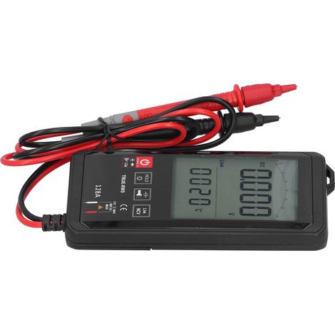 Multimètre numérique tactile LCD intelligent HY128A - Testeur de fréquence et de tension CC/CA - Gris (1/5)
