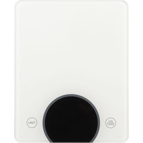 Balance de cuisine numérique 5kg, connexion BT smartphone, reconnaissance multilingue, 4 unités de mesure, pèse-aliments précis. (1/5)