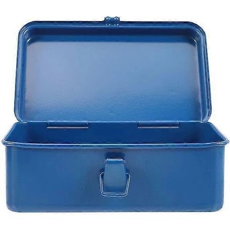 Boîte à outils robuste, boîte à outils pour tracteur, organisateur d'outils, petite boîte à outils en métal, sac à outils portable - Parfaite (1/4)