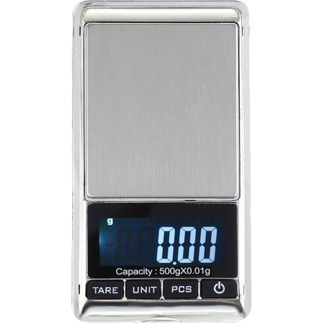 1 Balance électronique, écran LCD, précision 0,01 g, plateau acier inoxydable, pesée bijoux (1/5)
