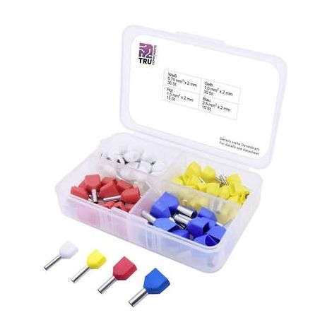 TRU COMPONENTS MINI-ADERENDH LSEN-SORTIMENT, DUO - 0.75
