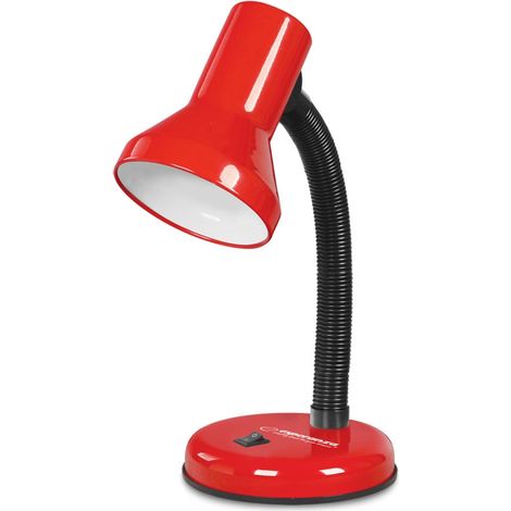 Lampada da scrivania esperanza e27 alatair rossa
