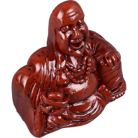 Statuette de Bouddha Flip, petite statuette décorative unique en résine représentant un Bouddha aux doigts, idéale pour la maison, la cour ou le bureau. (1/5)