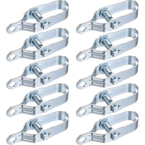 10 Stück Drahtgitterspanner, Zaunspanner, Wäscheleine für den Außenbereich, verstellbares 105-mm-Kabel für Gartenseile, Gewächshäuser, feste Zäune - (1/5)