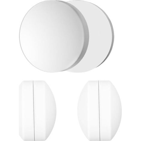 6 Poids pour Rideau De Douche Poids Ronds pour Rideau De Bain Poids Magnétiques Rideau De Douche avec Revêtement Silicone Aimants Poids Inférieurs Drapeaux Nappes Blanc