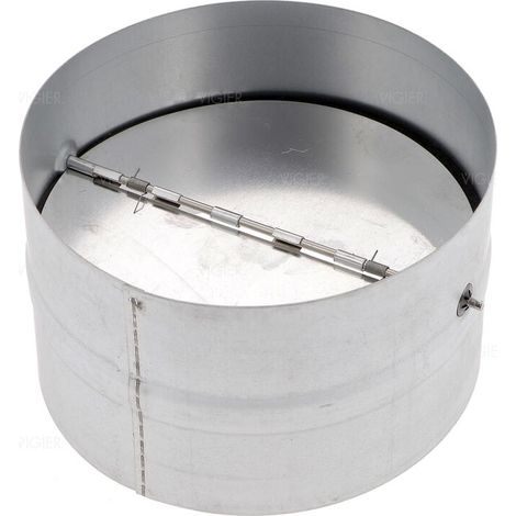Clapet Anti-Retour - 1 Pièce - 150 mm - Acier - Pour Hotte De Cuisine - Diamètre 150 mm (1/4)