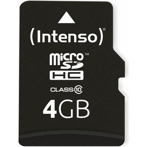 INTENSO MicroSDHC Card 3413450, 4 GB