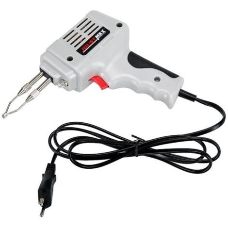 WHITE -Fer à souder électrique automatique 100W,prise ue,pistolet à étain,éclairage,Station de réparation à chauffage rapide,fi
