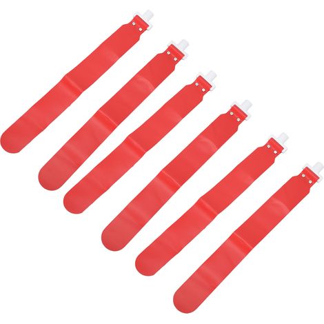 Ensemble de flag football ajustable 5 pièces en PP, ceintures ajustables pour l'entraînement des jeunes et des adultes, rouge (1/5)