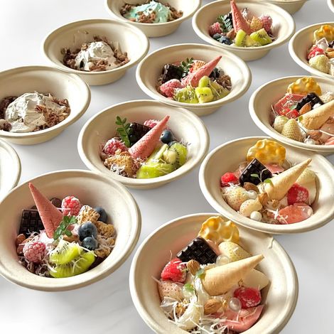 Bol en papier kraft jetable 12 oz