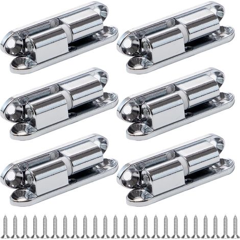 6 cerniere per ristrutturazione porte 13  60 mm cerniera a vite per porte cerniere per ristrutturazione cerniere per porta armadio rimovibili con 24 viti cerniera per porta interna a vite