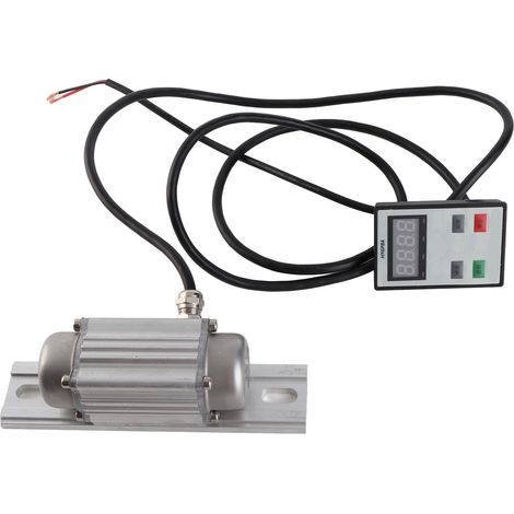 Moteur de Vibration pour Béton - Moteur Vibreur sans Balais DC 12V 7500 RPM - Boîtier en Aluminium, Affichage Numérique et Réglage de Vitesse, IP65, 30W