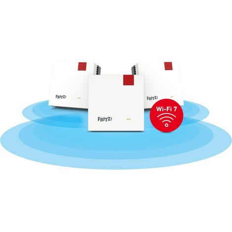Mesh Set FRITZMESH SET 1700 3-PACK EDITION INTERNATIONAL Bianco Interno