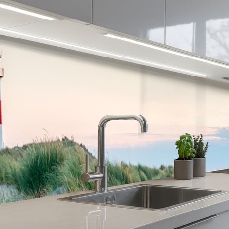 SALPICADEROS DE COCINA Faro - Naturaleza - Playa 450x60