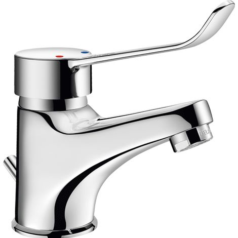 Delabie EHM für WT H60mm, Zugstangenablaufgarnitur, Hygienehebel (1/2)