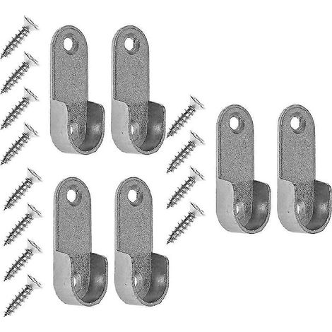 OEM-6-teiliges Set Befestigungsmaterial für Kleiderstangen und Schrankhalterungen