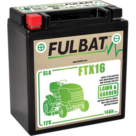 Fulbat – Batterie tondeuse 12V 14Ah AGM étanche pour démarrage tondeuse – Dimensions 150x87x161mm – SKU 550763 (1/3)