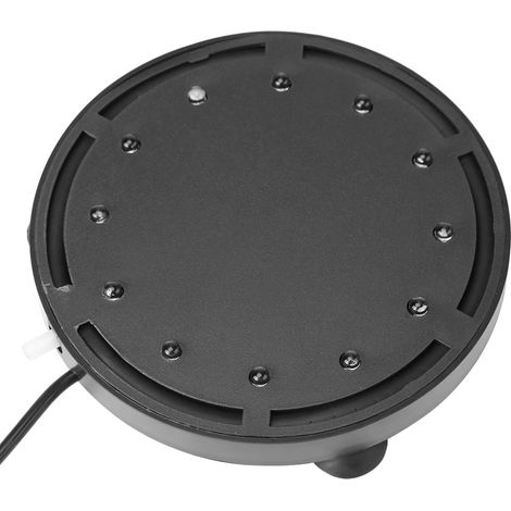 Bulle submersible lumineuse à 12 LED pour aquarium, pompe décorative, 12,5 cm (1/5)