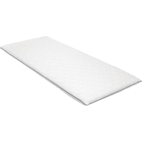 vidaXL Sobrecolchón 100x200 cm espuma viscoelástica 6 cm (1/2)