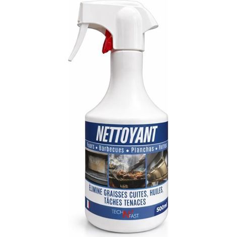 Dégraissant Plancha BBQ 500 ml – Nettoyant Four Hotte Ultra Puissant – Spray Professionnel Tech N’Fast (1/4)